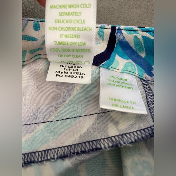 Lilly Pulitzer Women's Size 10 Mid Rise Kelly Skinny Ankle Pants - Picture 13 of 16